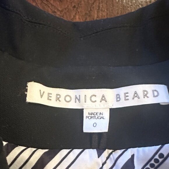 Veronica Beard Black Blazer with Gold Buttons - Picture 2 of 7